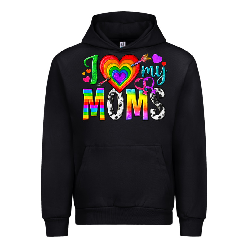 I Love My Moms Urban Hoodie by texasbilliewilder | Teevron