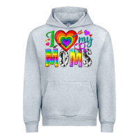 Heather Grey i love my moms Urban Hoodie - texasbilliewilder