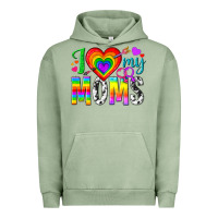Pigment Oil Green i love my moms Urban Hoodie - texasbilliewilder