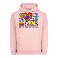 Pigment Salmon i love my moms Urban Hoodie - texasbilliewilder