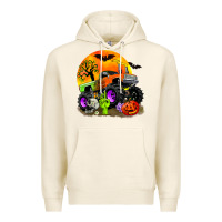 Tofu halloween monster truck Premium Hoodie - Zillion Design Studio