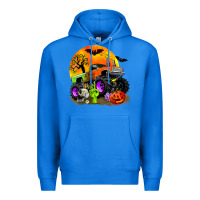 True Royal halloween monster truck Premium Hoodie - Zillion Design Studio