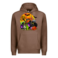 Chestnut halloween monster truck Premium Hoodie - Zillion Design Studio