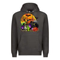 Smoke halloween monster truck Premium Hoodie - Zillion Design Studio