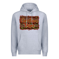 Heather Grey Christmas vibes Premium Hoodie - RanaPortraitStore