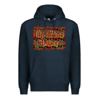 Navy Christmas vibes Premium Hoodie - RanaPortraitStore