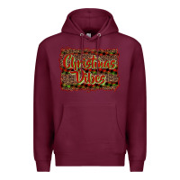 Burgundy Christmas vibes Premium Hoodie - RanaPortraitStore