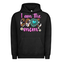 Pigment Black i am cool mom Urban Hoodie - texasbilliewilder