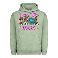 Pigment Oil Green i am cool mom Urban Hoodie - texasbilliewilder
