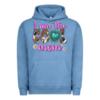 Pigment Pebble Blue i am cool mom Urban Hoodie - texasbilliewilder