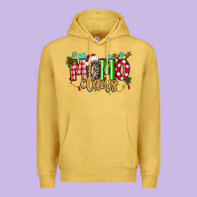 Momo Claus Premium Hoodie Designed By Texasbilliewilder