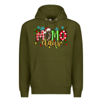Army Green Momo Claus Premium Hoodie - texasbilliewilder