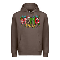 Coffee Momo Claus Premium Hoodie - texasbilliewilder