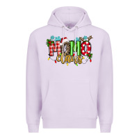 Lilac Momo Claus Premium Hoodie - texasbilliewilder