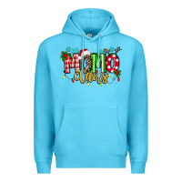 Ocean Blue Momo Claus Premium Hoodie - texasbilliewilder