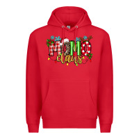 Red Momo Claus Premium Hoodie - texasbilliewilder