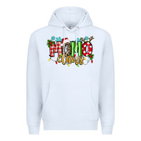 White Momo Claus Premium Hoodie - texasbilliewilder