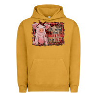 Pigment Peanut Butter all i want for christmas is a pig sitting pig Urban Hoodie - RanaPortraitStore