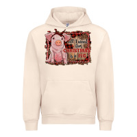 Sandshell all i want for christmas is a pig sitting pig Urban Hoodie - RanaPortraitStore