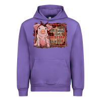 Tulip all i want for christmas is a pig sitting pig Urban Hoodie - RanaPortraitStore