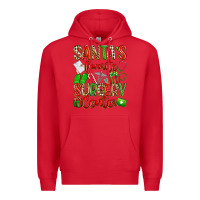 Red Santa's Favorite Surgery Center png sublimation de Premium Hoodie - texasbilliewilder