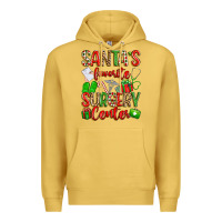 Antique Gold Santa's Favorite Surgery Center png sublimation de Premium Hoodie - texasbilliewilder