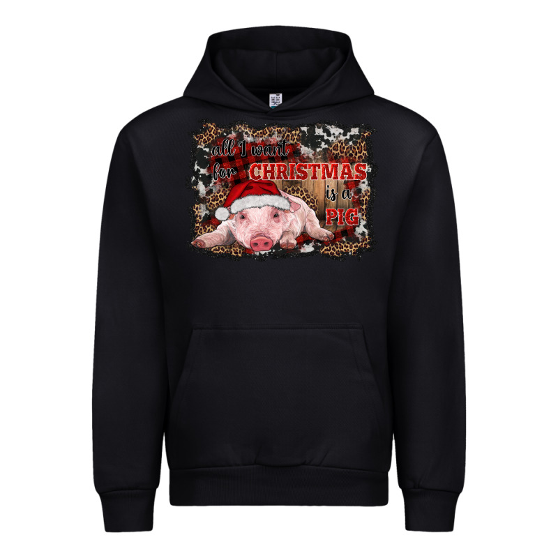 All I Want For Christmas Is A Pig Baby Urban Hoodie by RanaPortraitStore | Teevron
