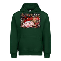 Forest Green all i want for christmas is a pig baby Urban Hoodie - RanaPortraitStore