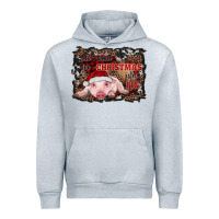 Heather Grey all i want for christmas is a pig baby Urban Hoodie - RanaPortraitStore
