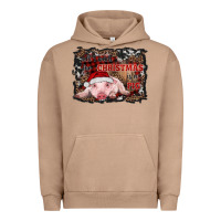 Pigment Burro all i want for christmas is a pig baby Urban Hoodie - RanaPortraitStore