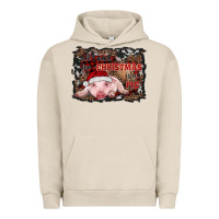 Pigment French Oak all i want for christmas is a pig baby Urban Hoodie - RanaPortraitStore