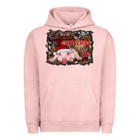 Pigment Salmon all i want for christmas is a pig baby Urban Hoodie - RanaPortraitStore