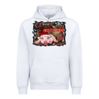 White all i want for christmas is a pig baby Urban Hoodie - RanaPortraitStore