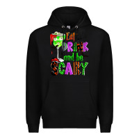 Black eat drink and be scary Premium Hoodie - Zillion Design Studio
