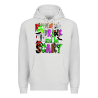 Dove Grey eat drink and be scary Premium Hoodie - Zillion Design Studio
