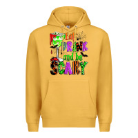 Mustard eat drink and be scary Premium Hoodie - Zillion Design Studio