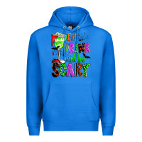 True Royal eat drink and be scary Premium Hoodie - Zillion Design Studio
