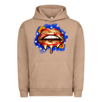 Pigment Burro leopard american flag lips Urban Hoodie - Zillion Design Studio