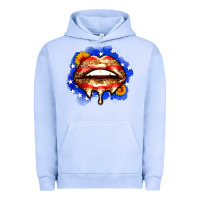 Pigment Grape Ice leopard american flag lips Urban Hoodie - Zillion Design Studio