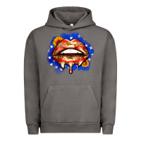 Pigment Tornado leopard american flag lips Urban Hoodie - Zillion Design Studio