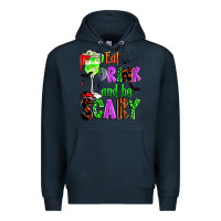 Navy eat drink and be scary Premium Hoodie - Zillion Design Studio