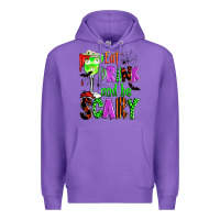 Purple eat drink and be scary Premium Hoodie - Zillion Design Studio