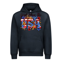 Navy god bless the usa Urban Hoodie - Zillion Design Studio