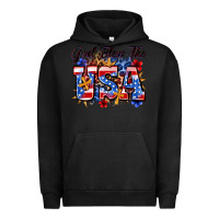 Pigment Black god bless the usa Urban Hoodie - Zillion Design Studio