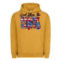 Pigment Peanut Butter god bless the usa Urban Hoodie - Zillion Design Studio