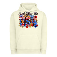 Pigment Pistachio god bless the usa Urban Hoodie - Zillion Design Studio