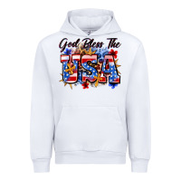 White god bless the usa Urban Hoodie - Zillion Design Studio