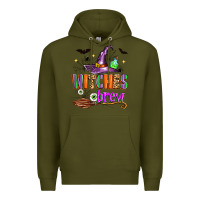 Army Green witches brew Premium Hoodie - Zillion Design Studio