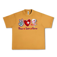 Peanut Butter Peace Love Nurse Urban Heavy Tee - RanaPortraitStore