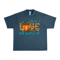 Midnight Navy i think i love fall most of all Urban Heavy Tee - Artiststas